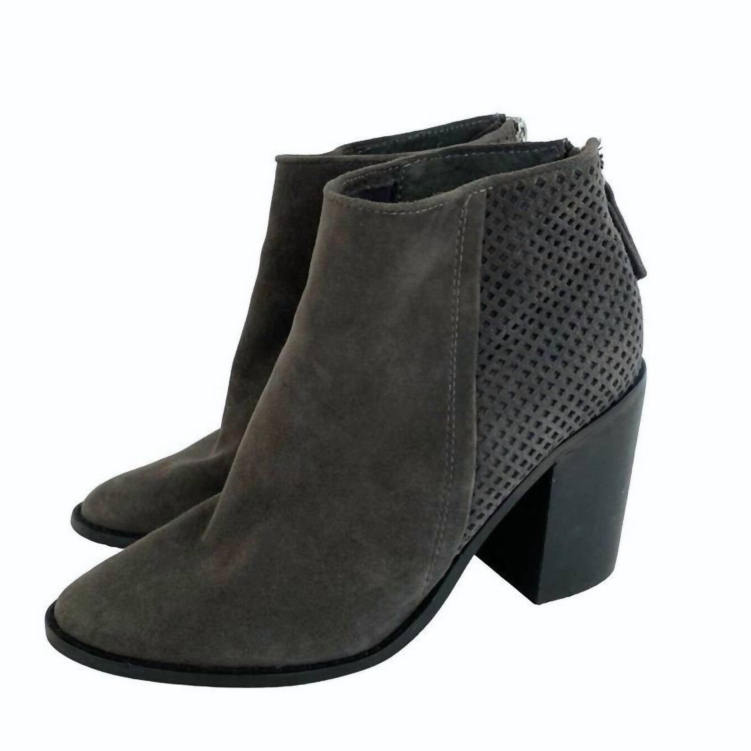 Steve Madden - Women's Replay Perf Heel Suede Bootie