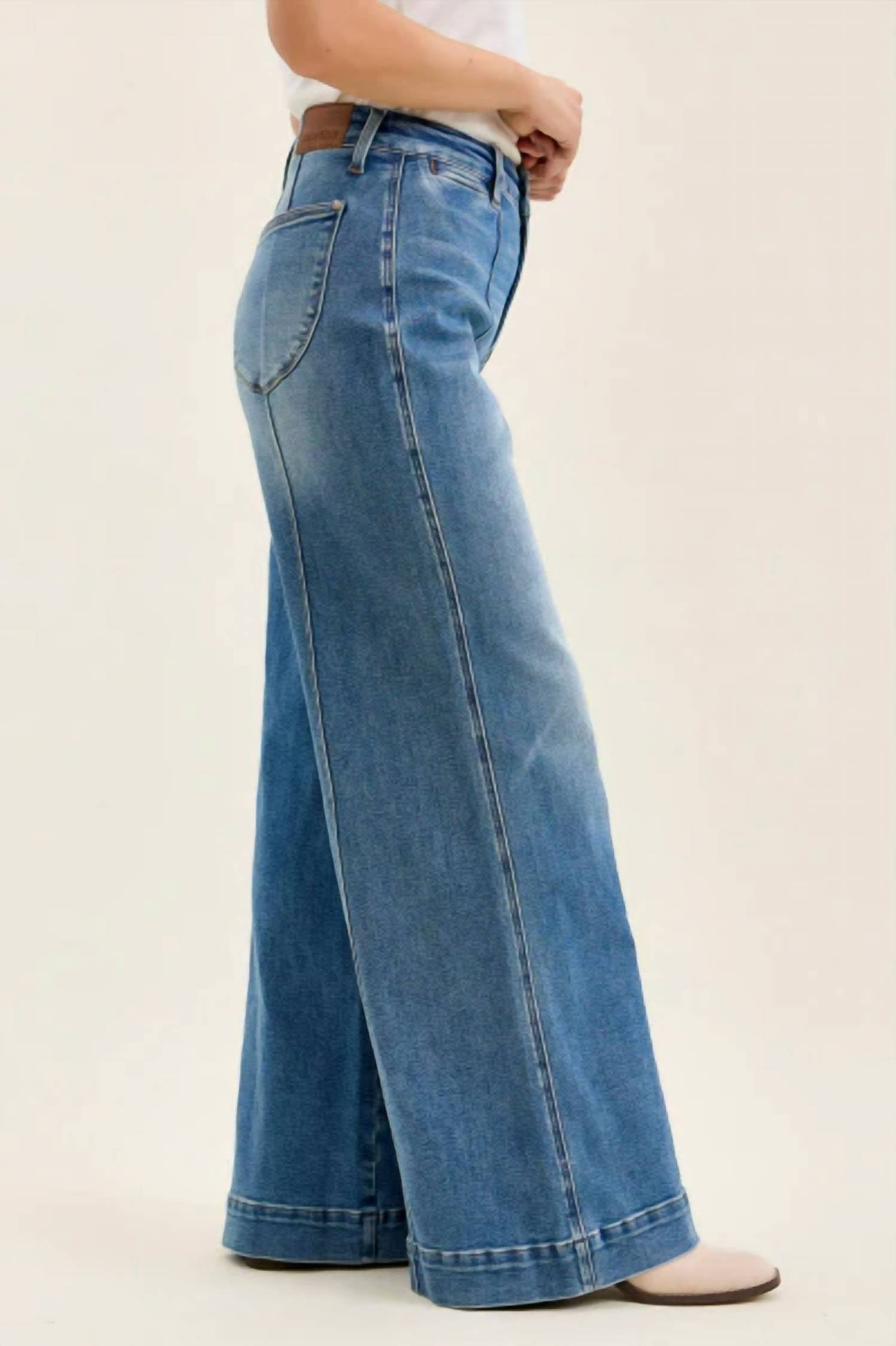 Judy Blue - High Waisted Liza Palazzo Jean
