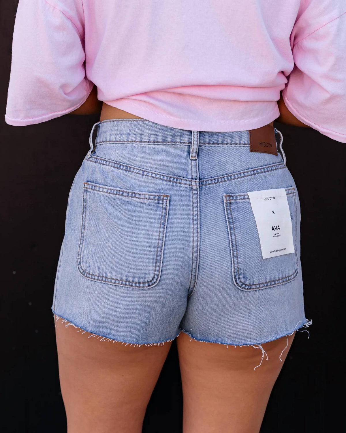 Hidden - Ava High Rise A-line Short