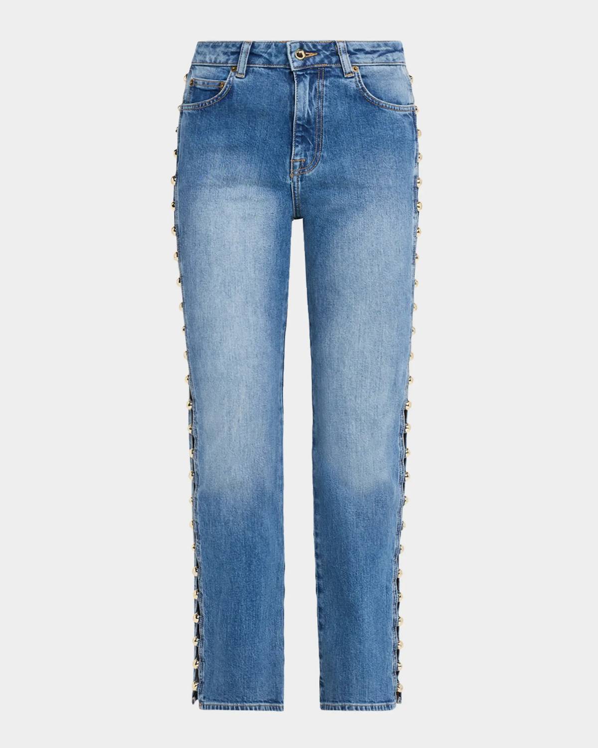Simkhai - Amelia High Rise Straight Jeans