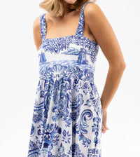 SMITH & QUINN Heather Midi Dress in port porcelain - women's dress - view 5