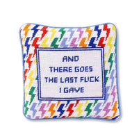 Furbish Studio - And There Goes Needlepoint Pillow