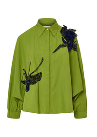 Psophia - Abstract Sequin Shirt