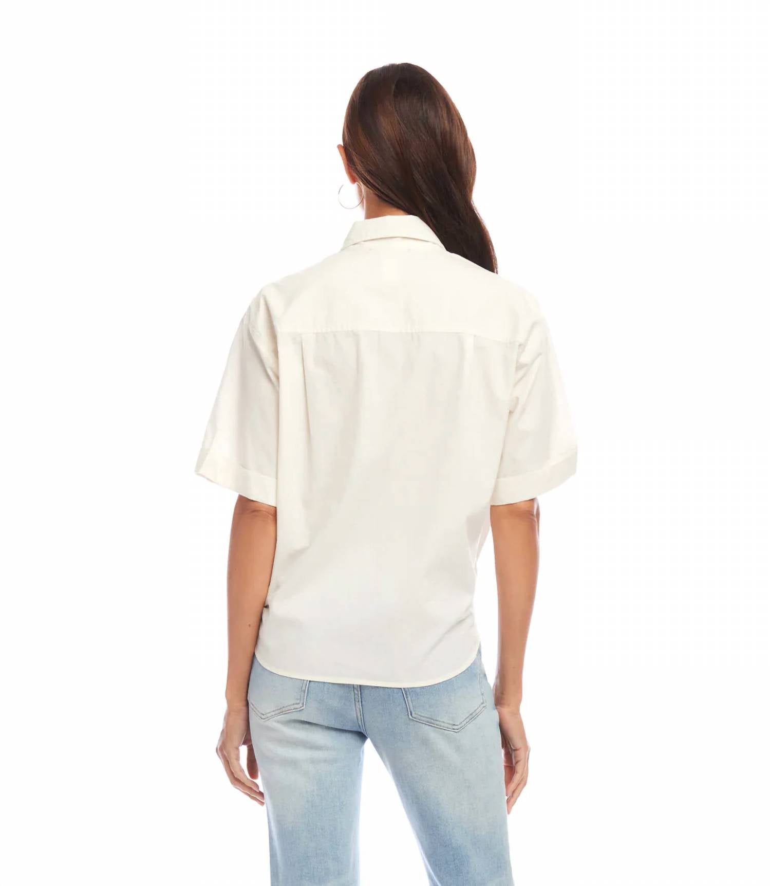 Karen Kane - Tie front top