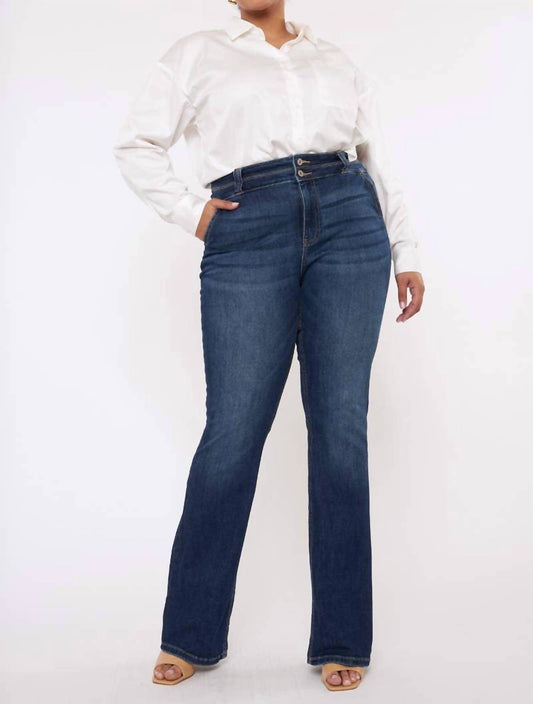Kancan - High Rise Bootcut Jeans - Plus