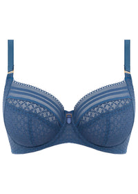 Freya Viva Side Support Bra in lace vintage denim - women's intimate - view 4