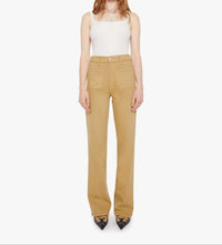 Mother - High Waisted Bookie Sneak Jean
