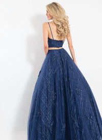 Rachel Allan - Two-piece Lace Sparkle Tulle Ball Gown
