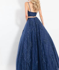 Rachel Allan - Two-piece Lace Sparkle Tulle Ball Gown