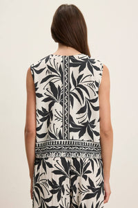 Velvet By Graham & Spencer - Lindsay Fiji Print Tank