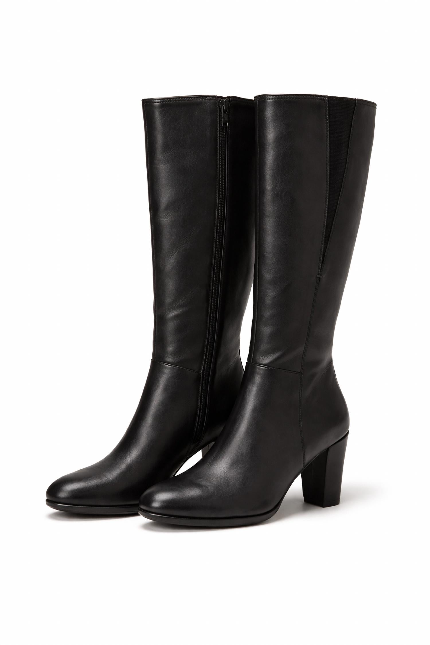 The FLEXX Women's Santeros High Heeled Boot in black - women's shoe