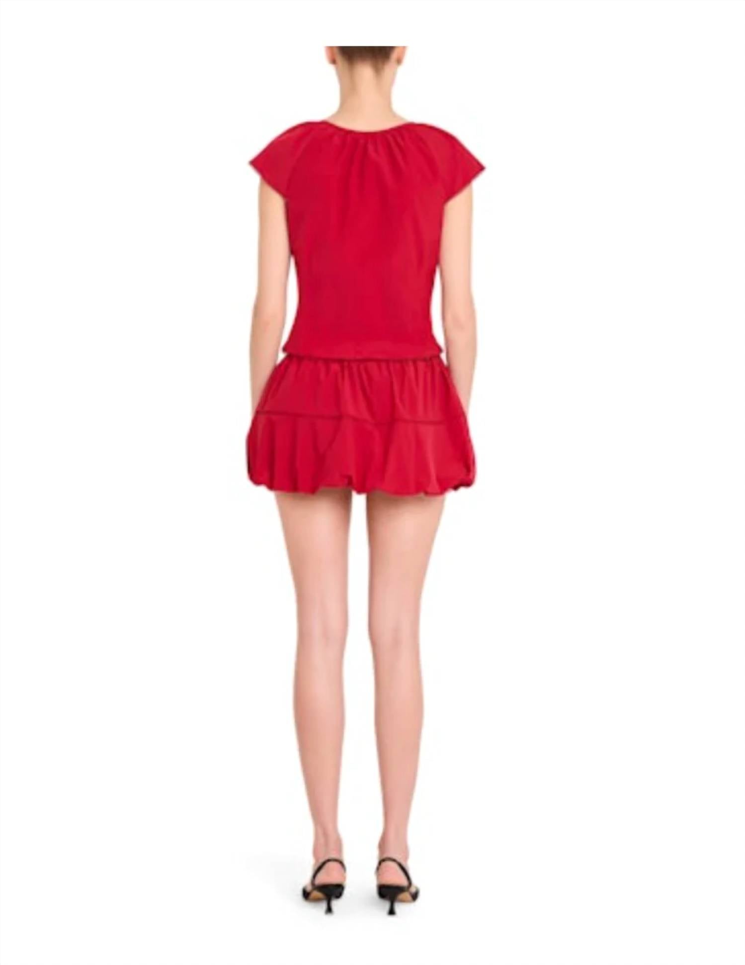 Amanda Uprichard - Pinto Poplin Top