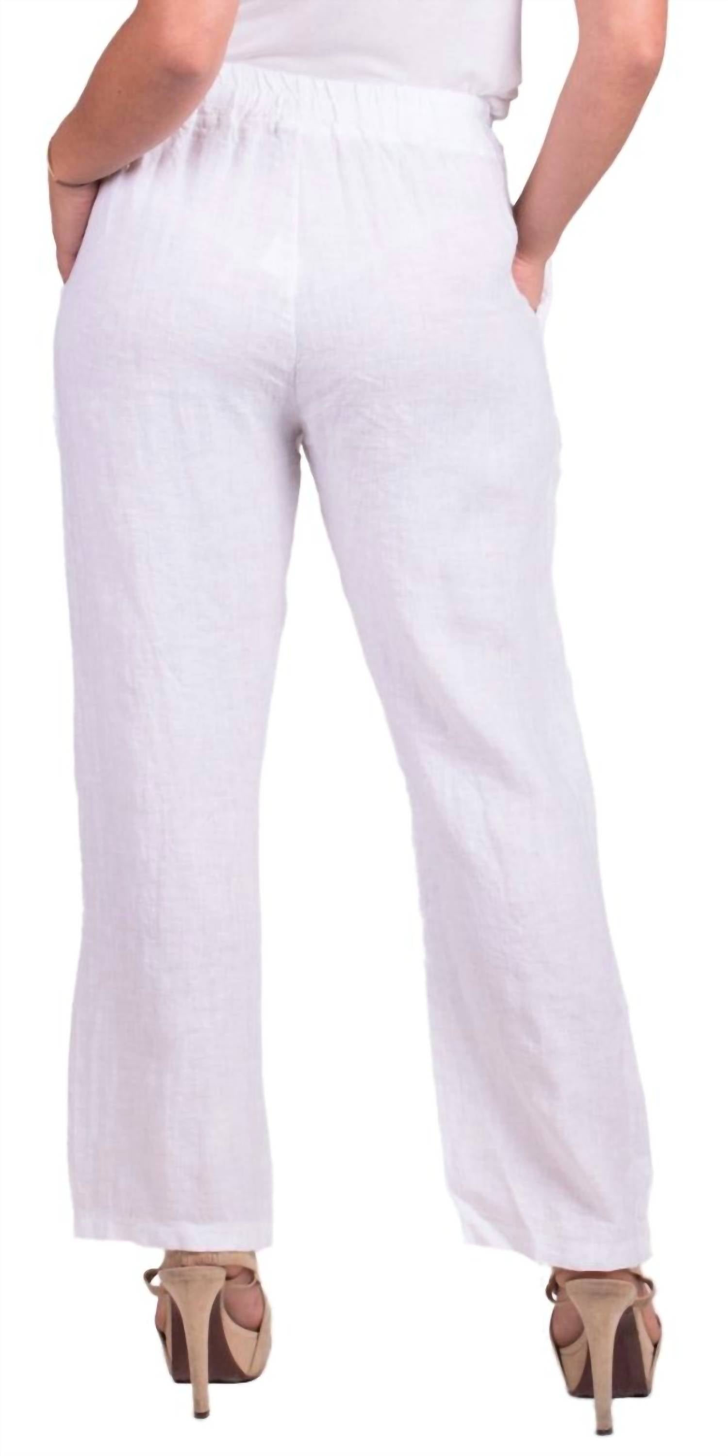 Gigi Moda - Palermo Linen Straight Pants