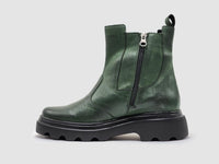 Kcr Group - Women's Modern Insulated Zip-Up Chelsea Leather Boots