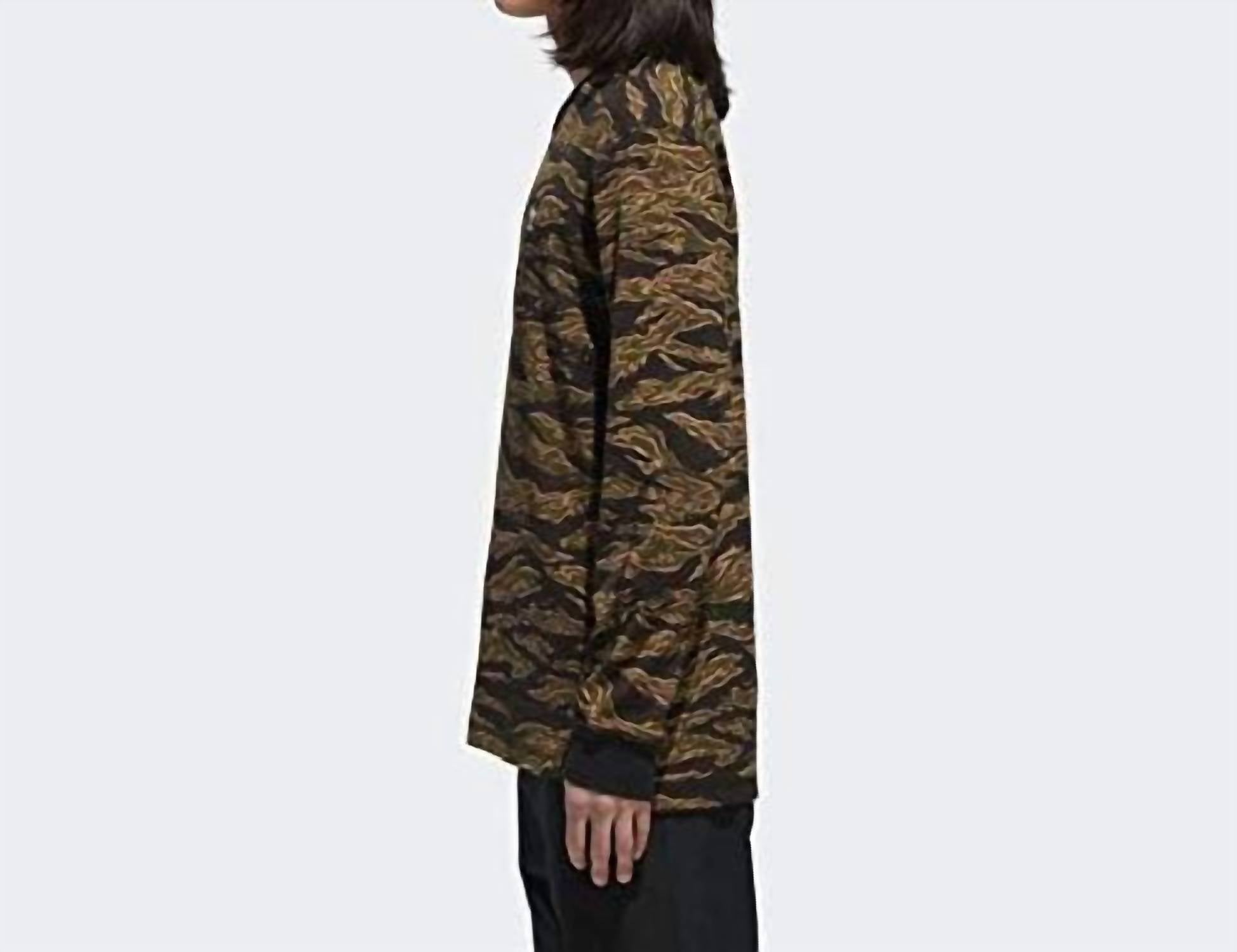 adidas Thermal Long Sleeve Tee in camo - men's long sleeve top - alternate view