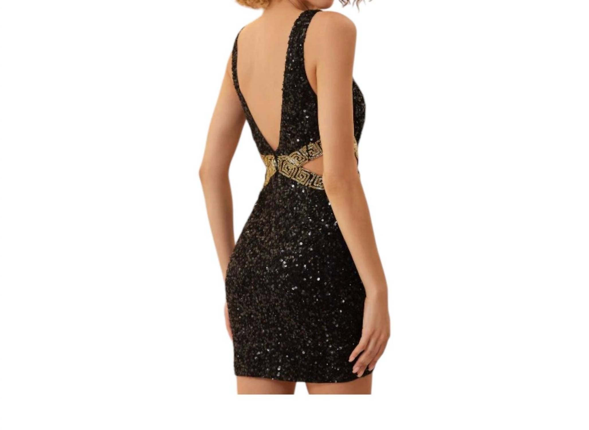 Chandalier - V Neck Mini Dress
