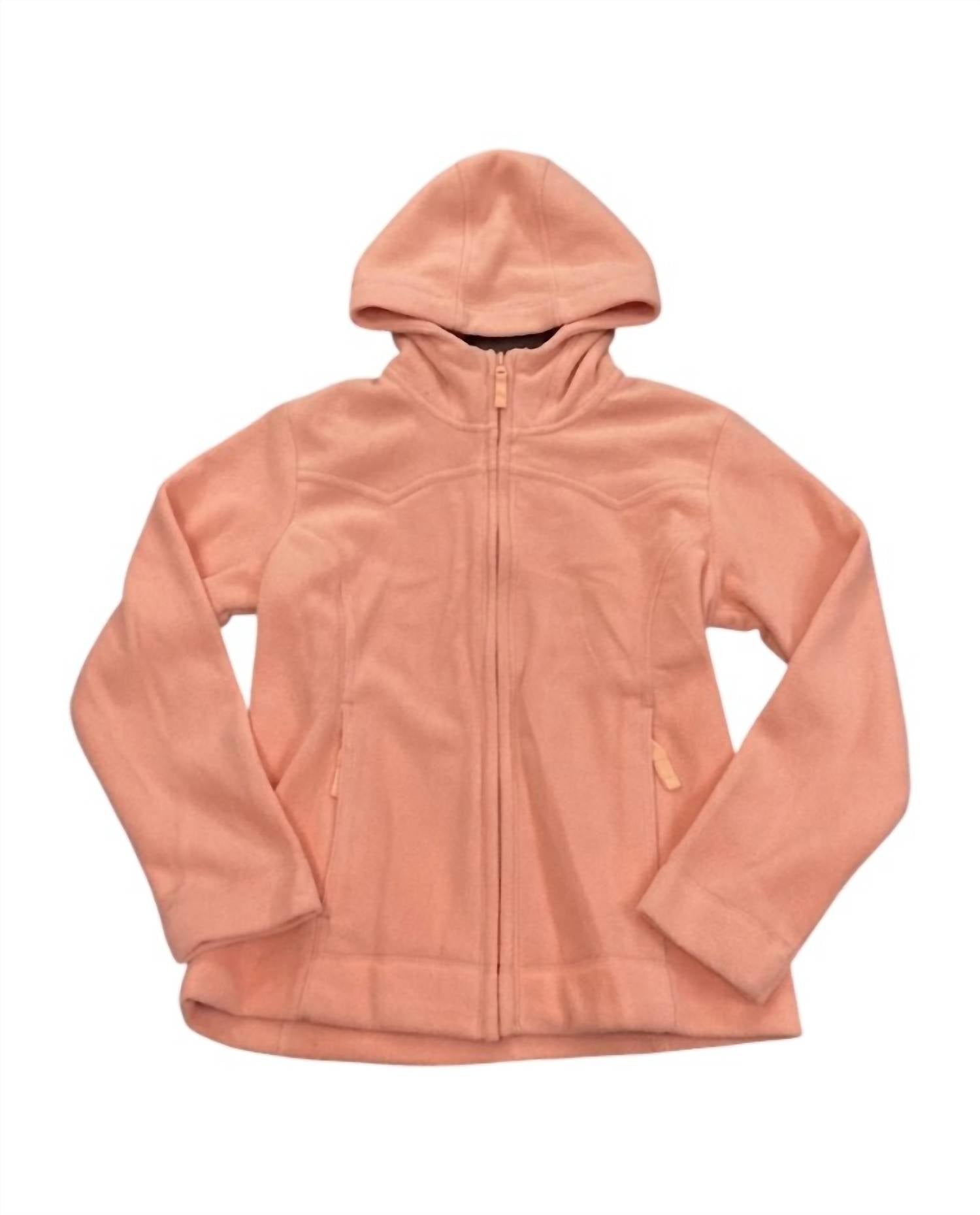 ROPER Women's Long Sleeves Zip Jacket in peach - women's top