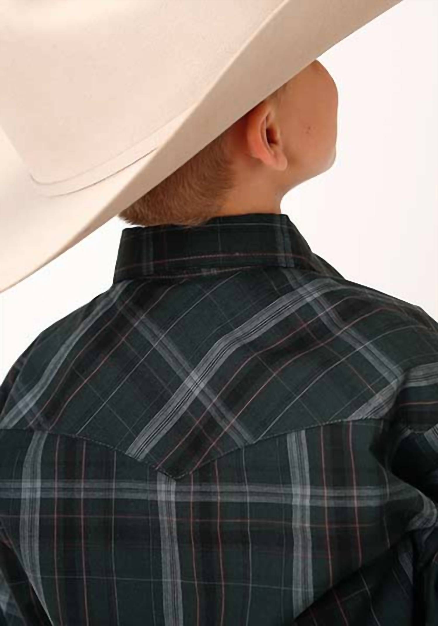 Roper - Boys Plaid Long Sleeve Shirt