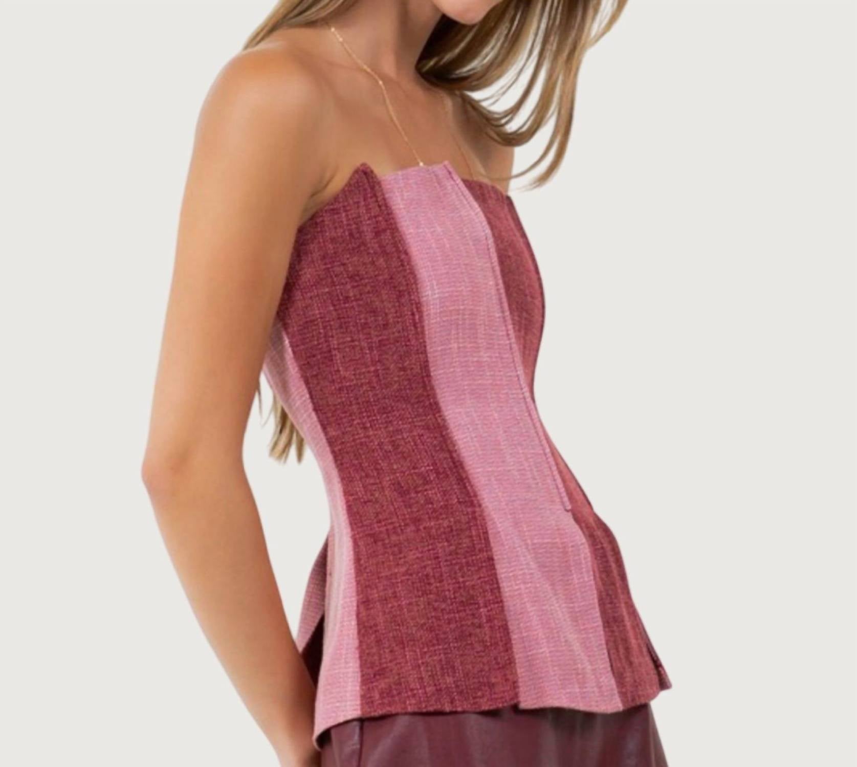 Whiteroom+Cactus - Val Colorblock Top