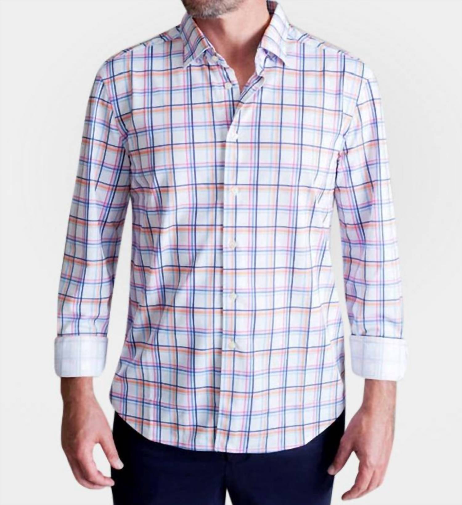 Buki - Men's Rob Plaid Long Sleeve Tech Shirt