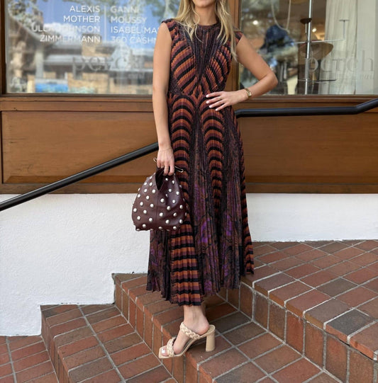 Ulla Johnson - Women's Violeta Pleated Sleeveless Midi Dress