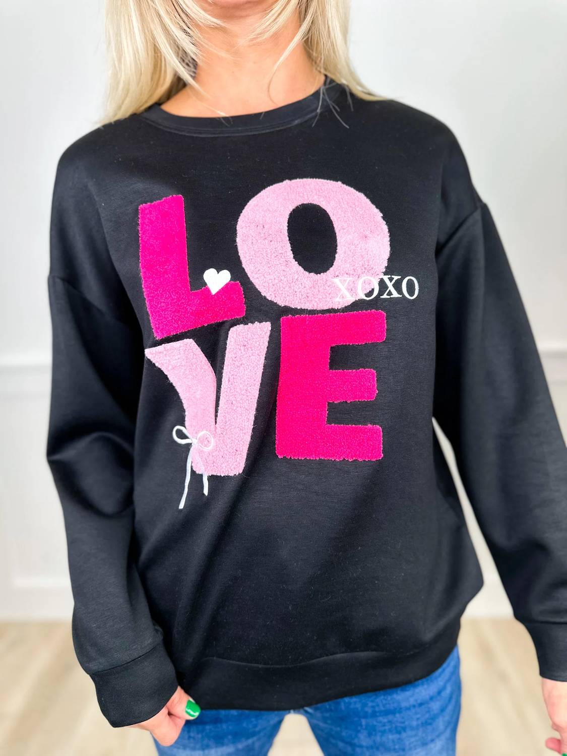 Jess Lea - A Love Like That Rayon Blend Long Sleeve Sweater