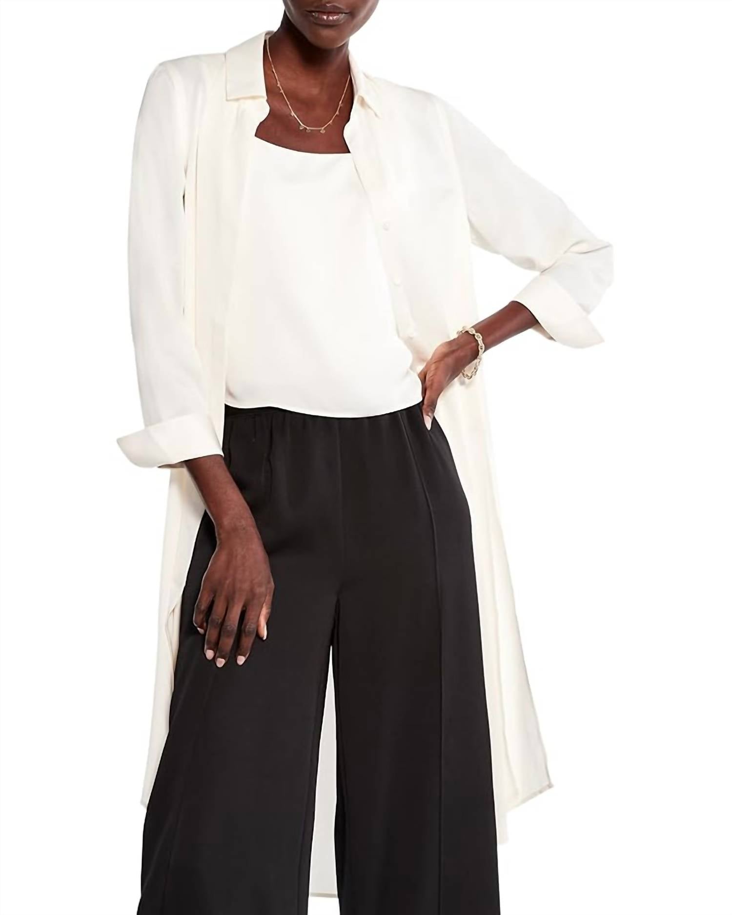 Nic + Zoe - Statement Button Front Shirt