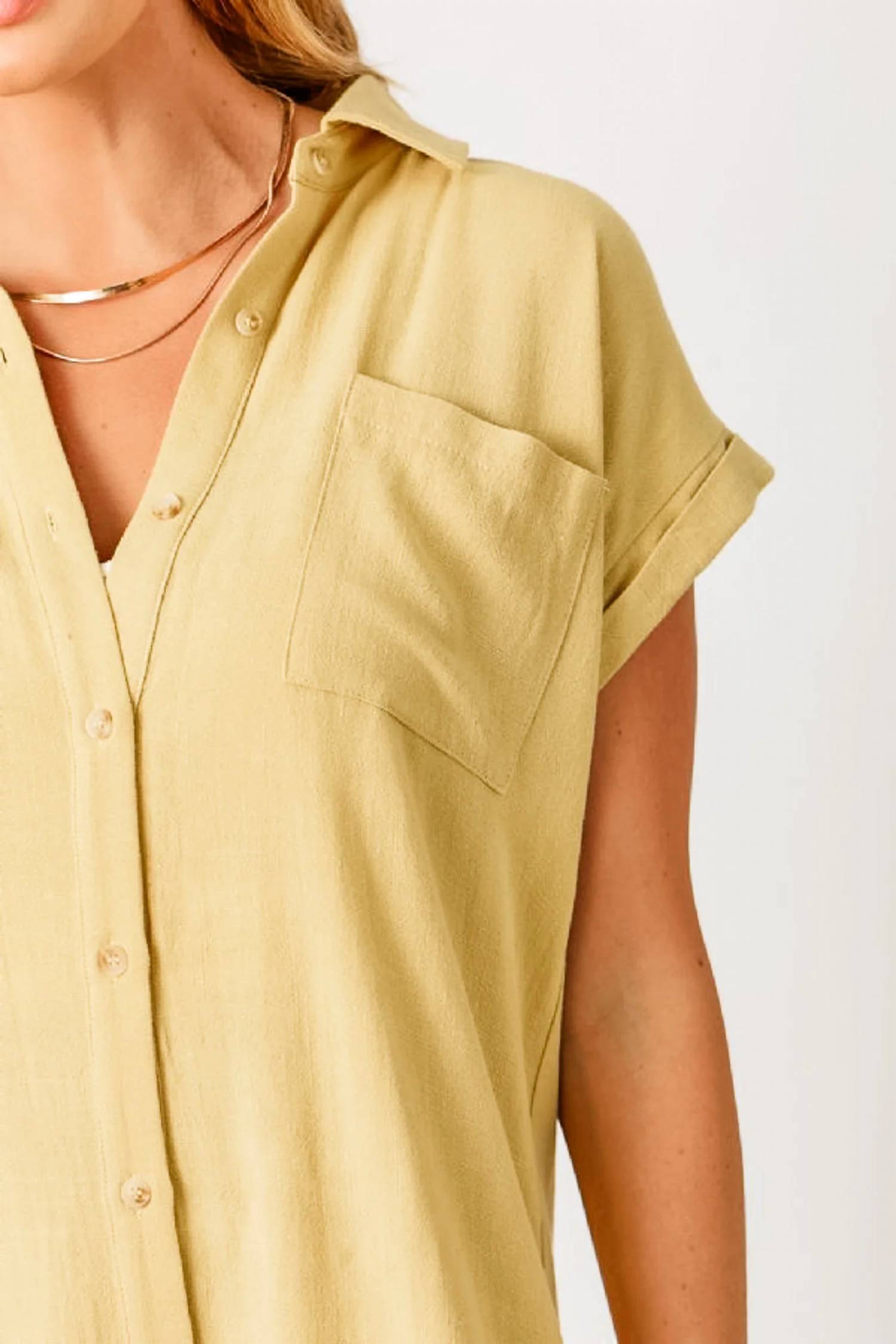 Mystree - Linen Blend Dress