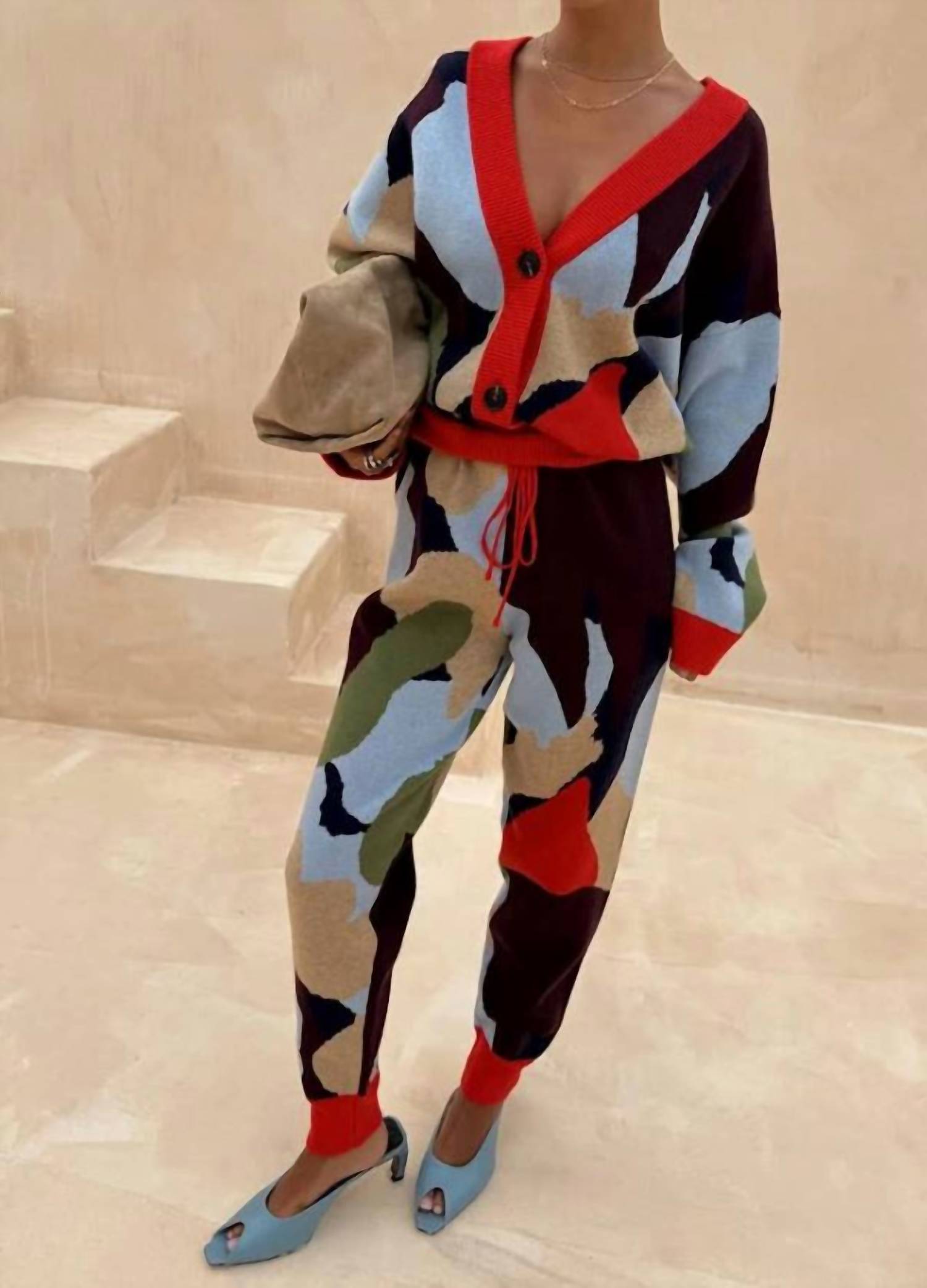 Never Fully Dressed - Abstract Cuff Jogger