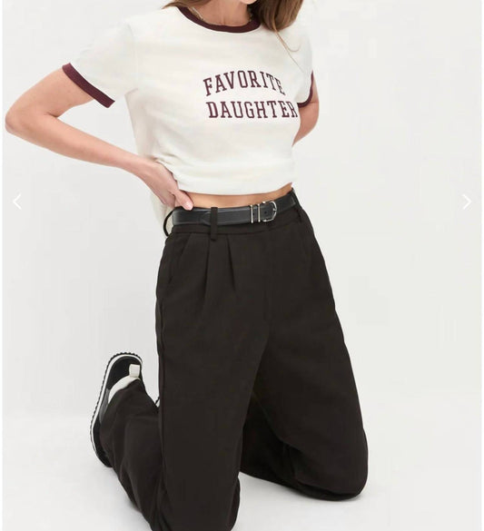 Favorite Daughter - Collegiate Ringer Tee