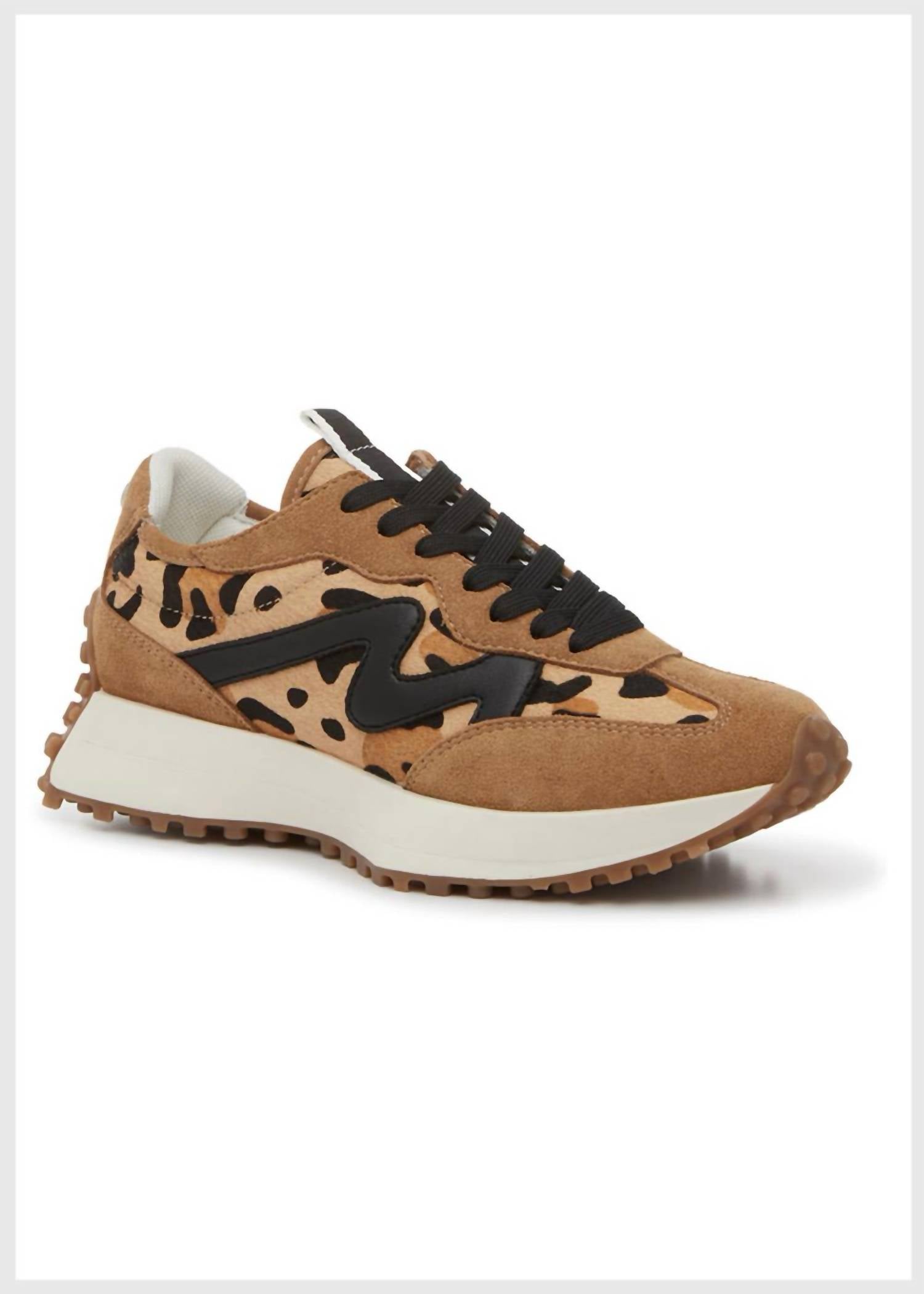 STEVE MADDEN Women's Leo Runner Sneaker in tan - women's sneaker