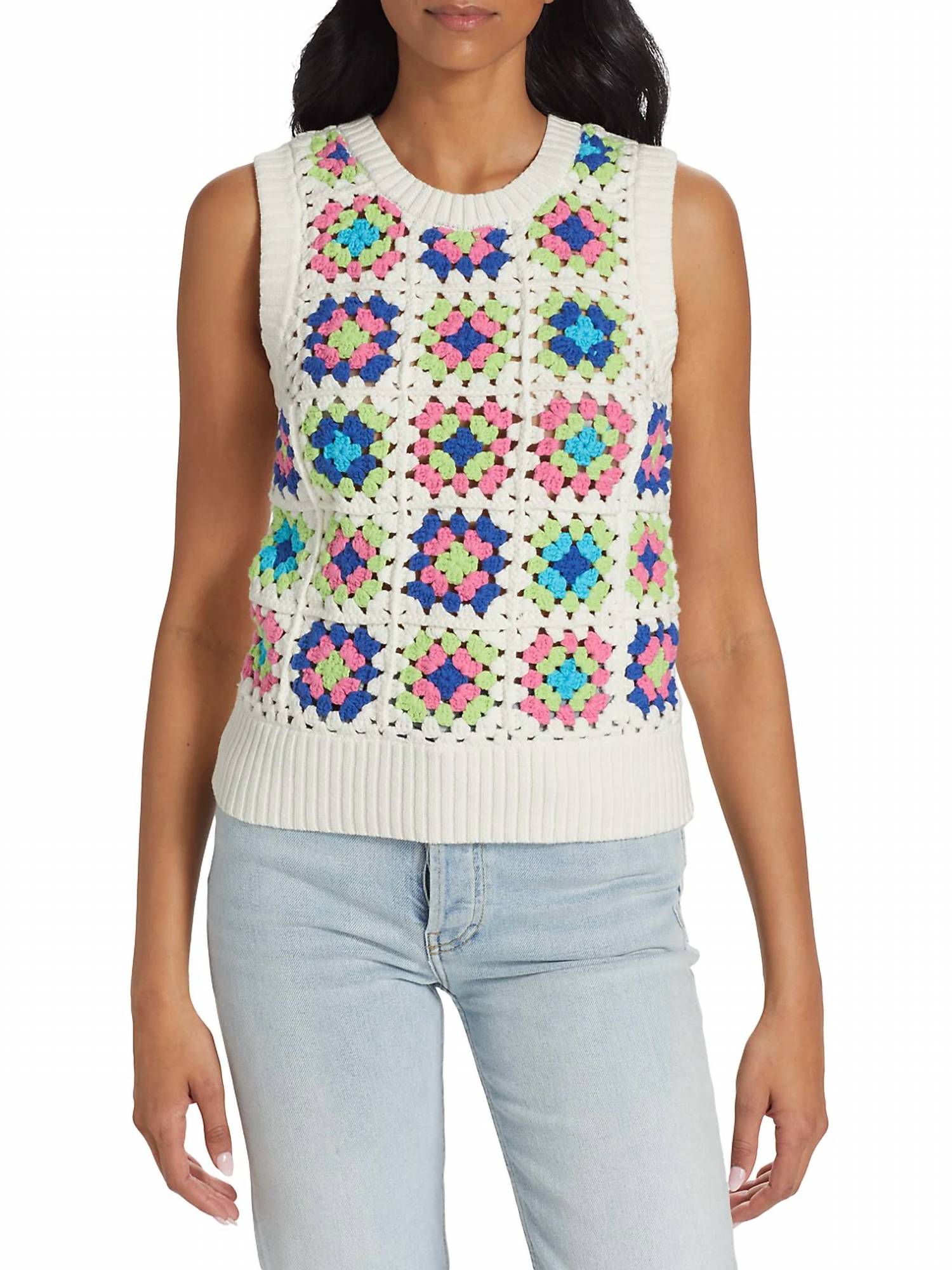 Dh New York - Sleeveless Crochet Vest