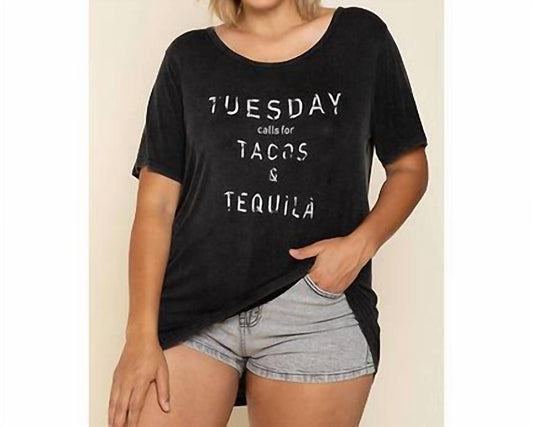 Tacos and Tequila graphic Tee