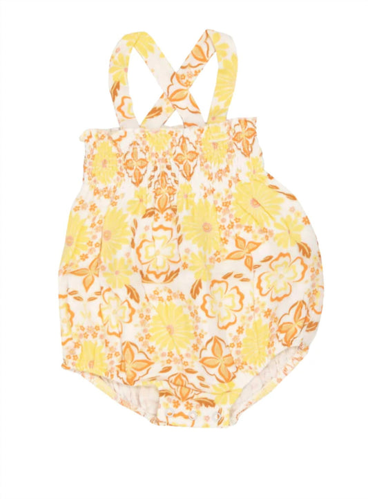 Smocked Sunsuit Golden Surf