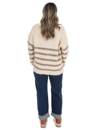 Dreamers - Timely Matter Super Soft Stripe Cardigan