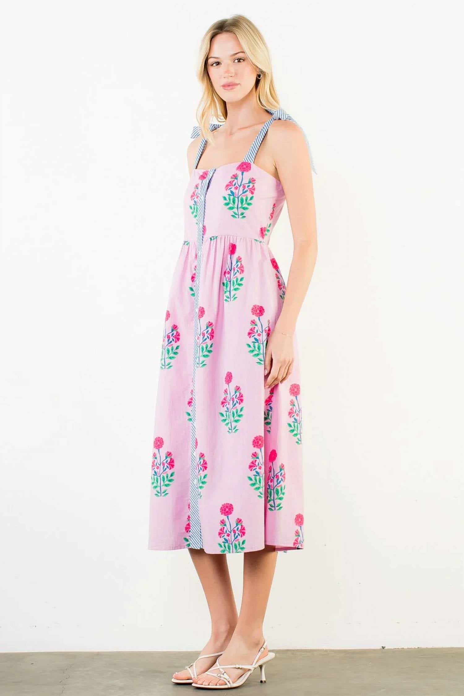 Thml - Tie Strap Midi Dress