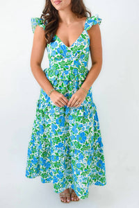 Sugarlips - Bivore Floral Tiered Maxi Dress