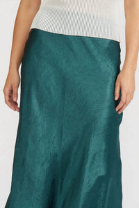 Lucy Paris - Skylar Bias Midi Skirt