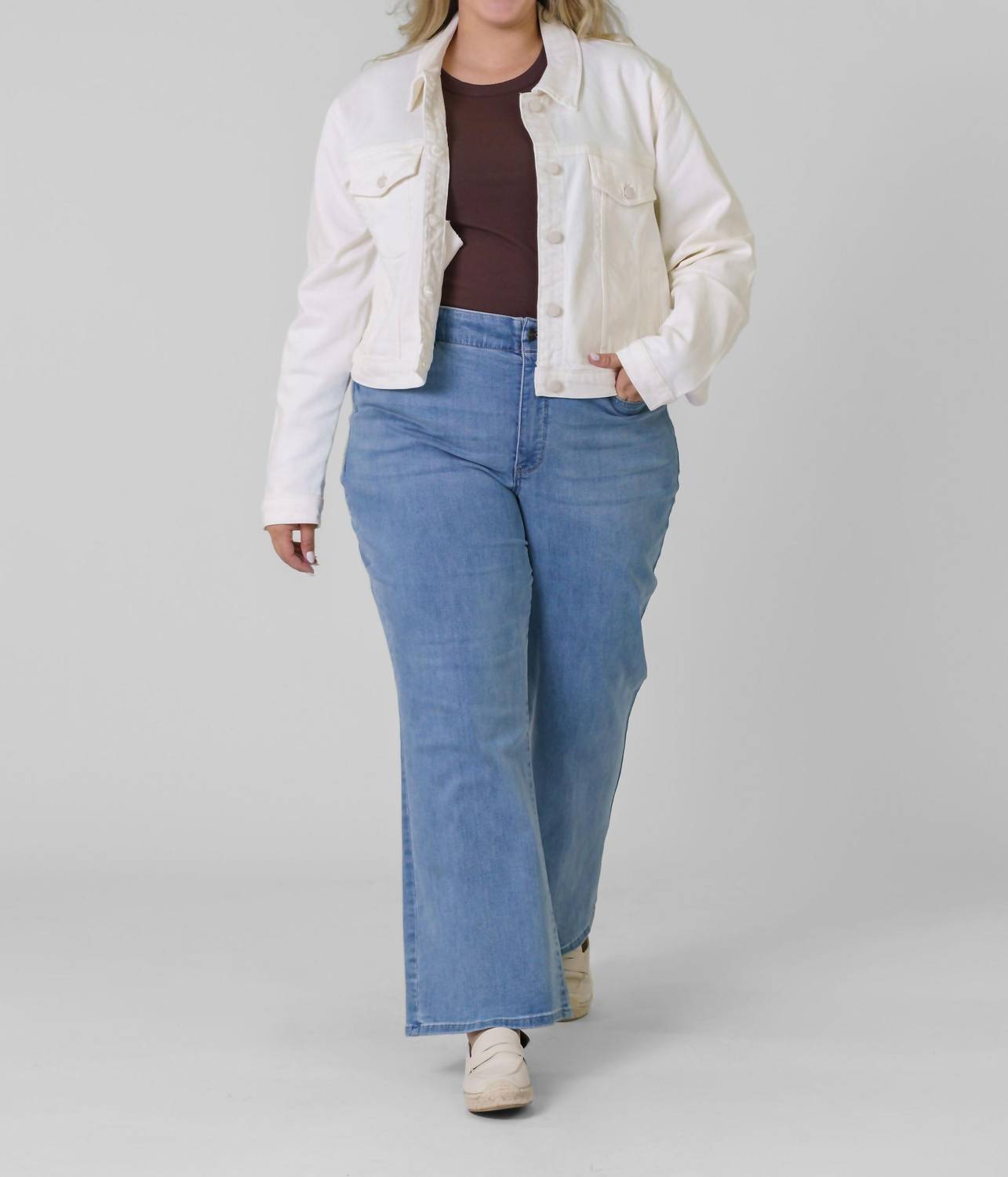 Good American - Committed To Fit Button Down Jacket - Plus