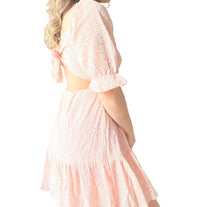 Hyfve - Bow Detail Eyelet Mini Dress
