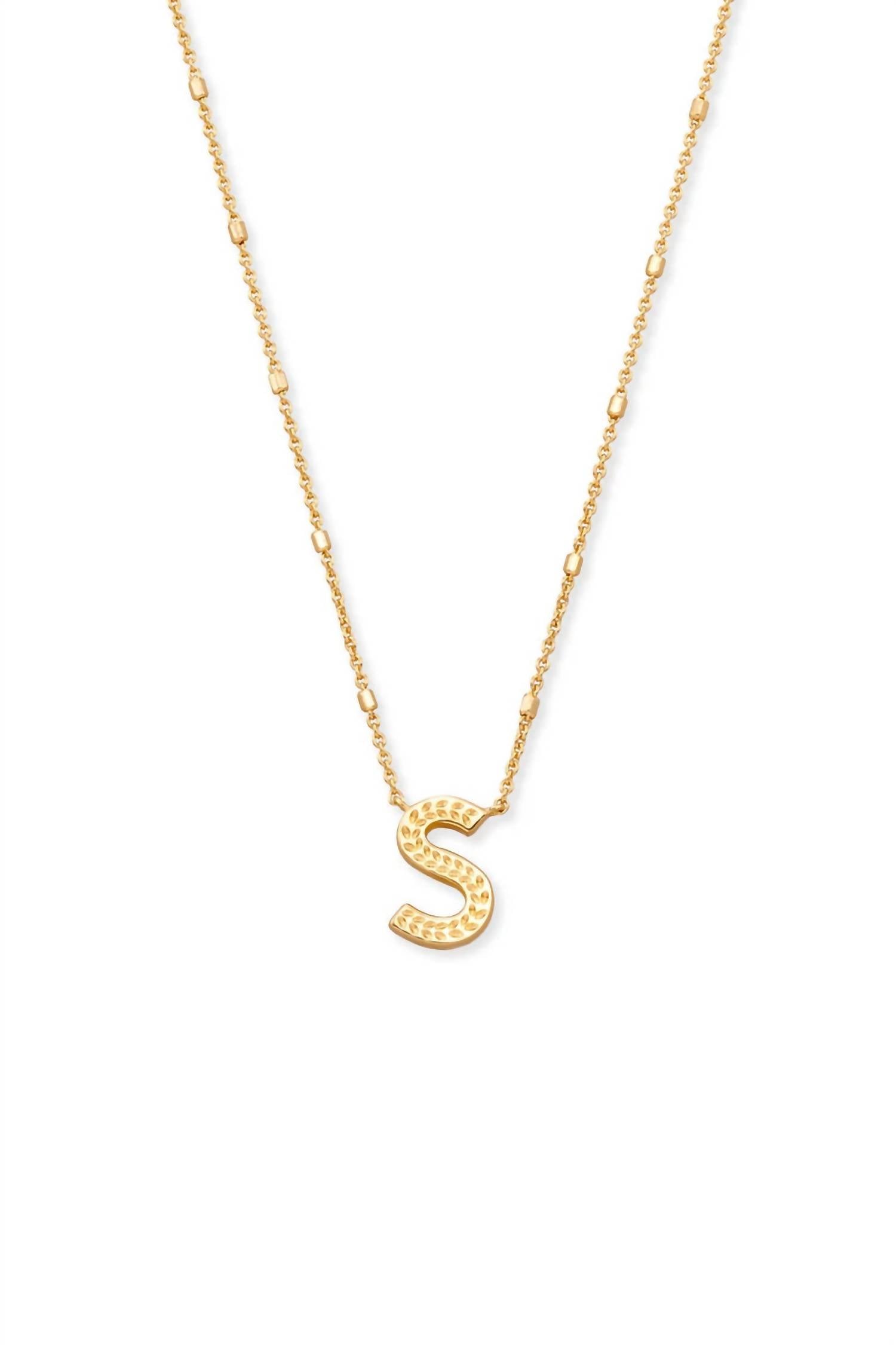 Kendra Scott - Women's Letter S Pendant Necklace
