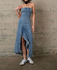 Signature8 - Ruffle Tube Strapless Maxi Dress