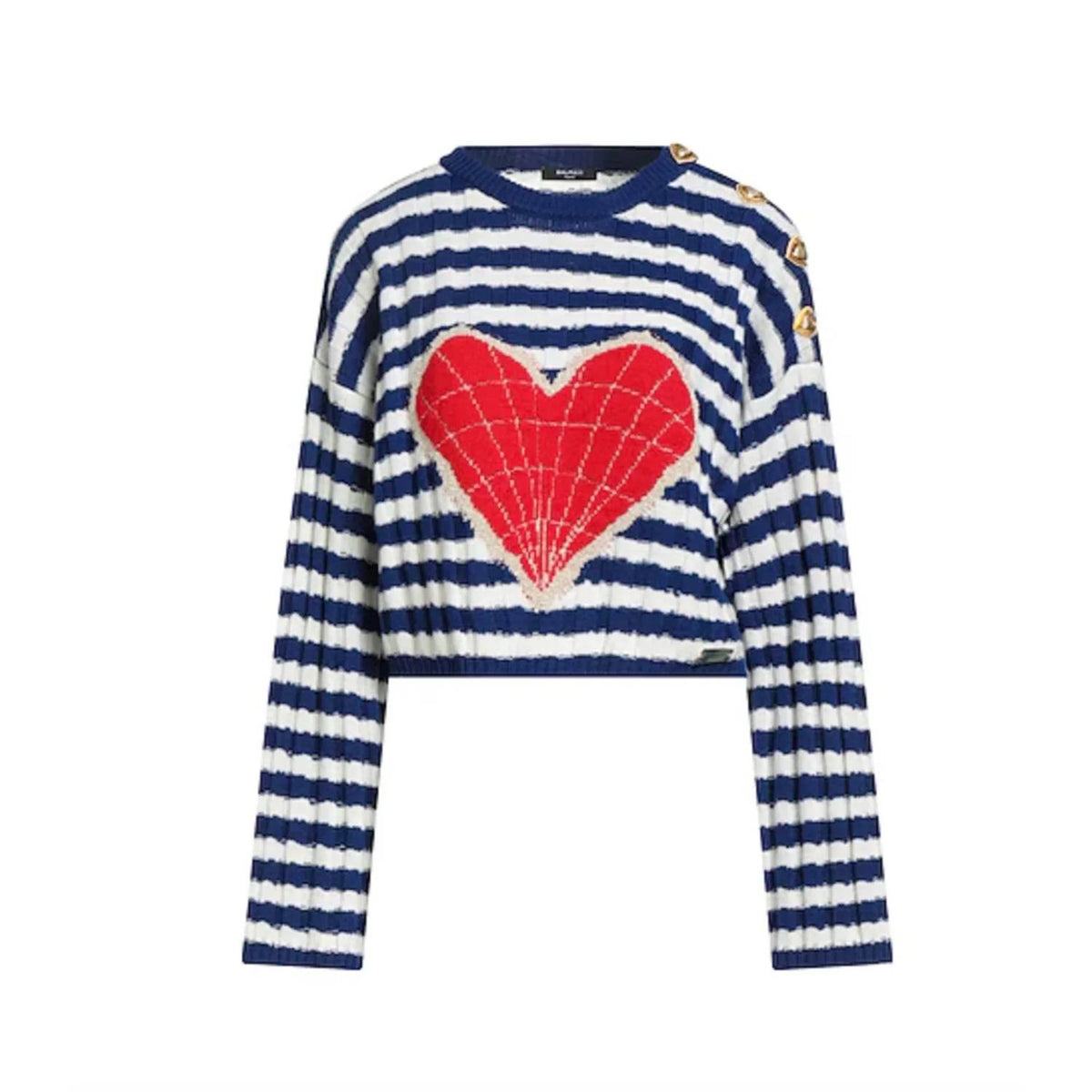 Balmain - Heart Pullover Sweater