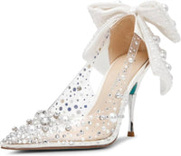Betsey Johnson - Women's Esmy Pearl Clear Pumps