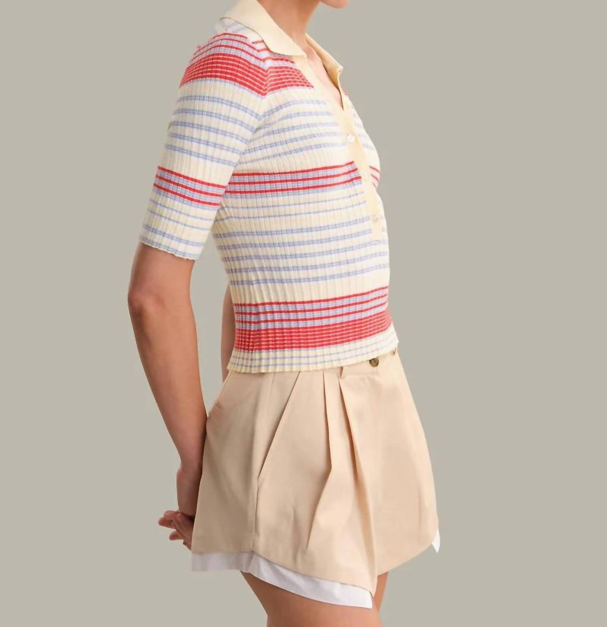 525 America - GISELLE TEXTURED POLO