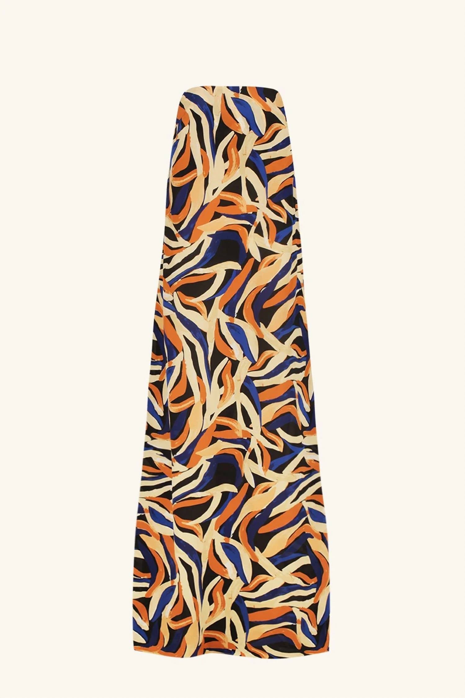 Shona Joy - Palma Silk Strapless Column Maxi Dress