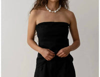 Donni. - Linen Tube Top