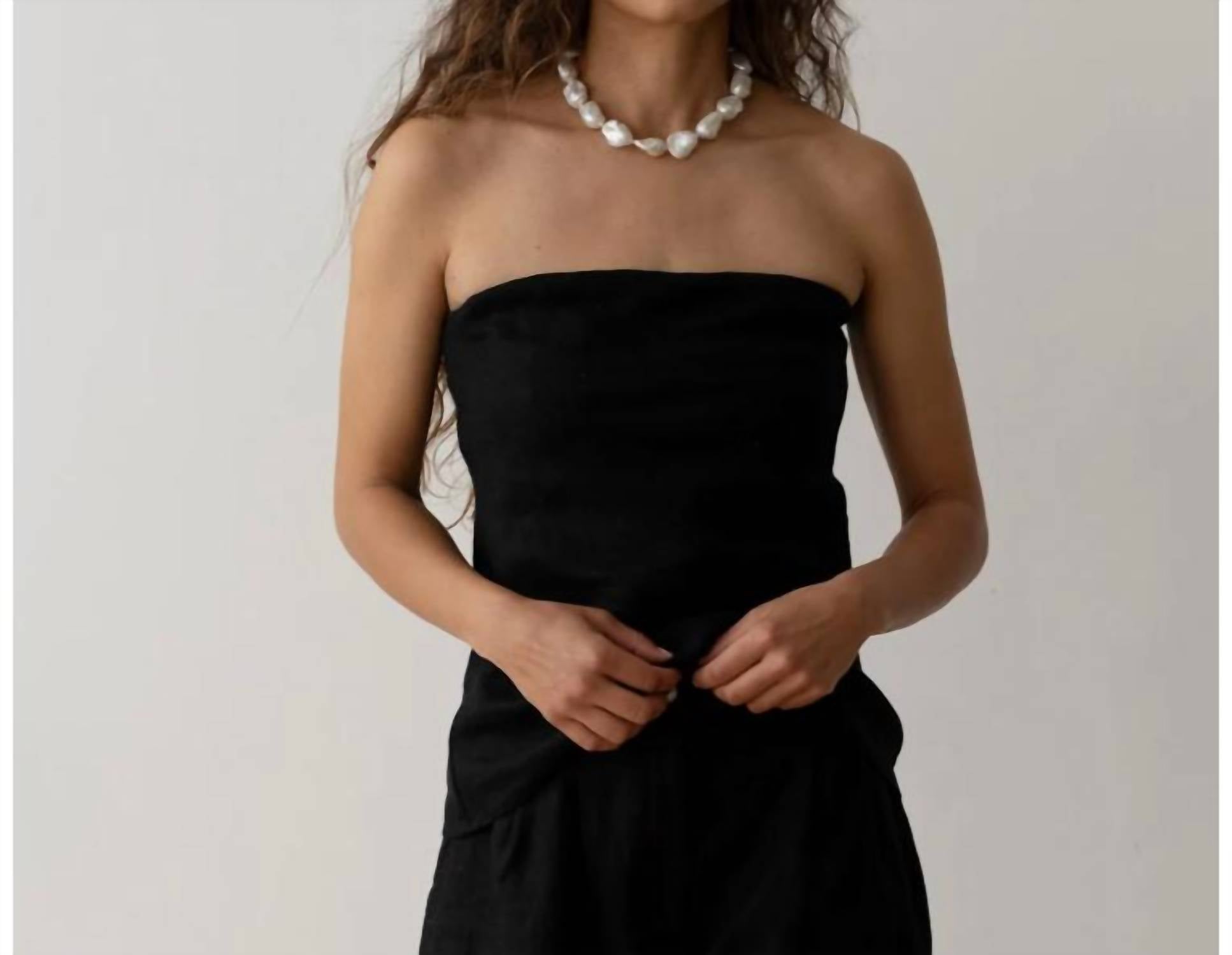 Donni. - Linen Tube Top