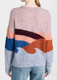 Faherty - Abstract Crew Sweater