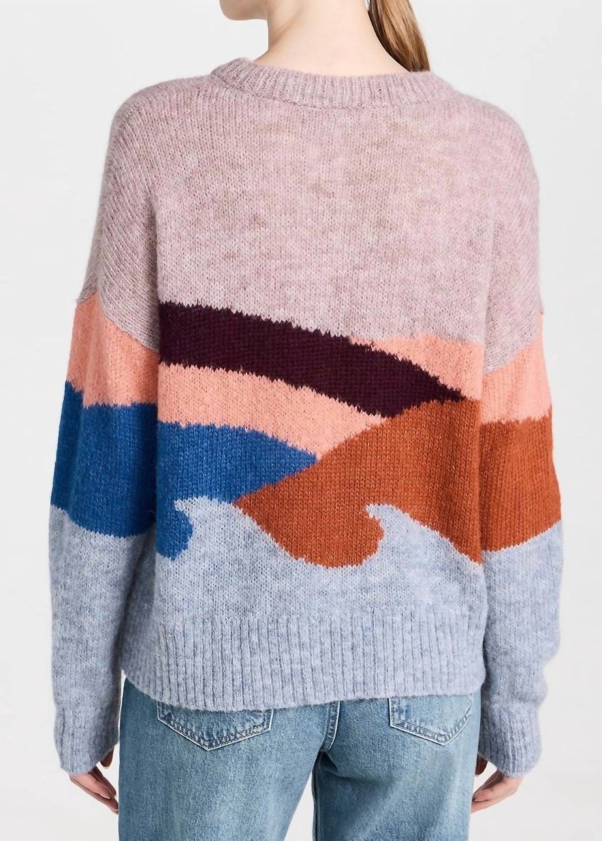 Faherty - Abstract Crew Sweater